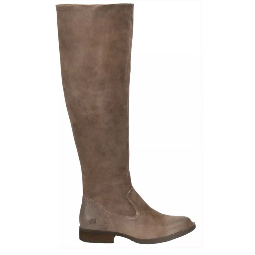 BORN Britten Over the Knee Taupe Brown Suede Boots New In Box Size 8.5